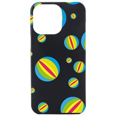 Balloon Ball District Colorful Iphone 15 Pro Max Black Uv Print Pc Hardshell Case by Ket1n9