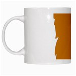 Bigfoot Go Back To California White Mug Left