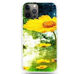 Yellow Flowers Iphone 12 Pro Max Tpu Uv Print Case by Ket1n9