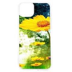 Yellow Flowers Iphone 15 Tpu Uv Print Case by Ket1n9