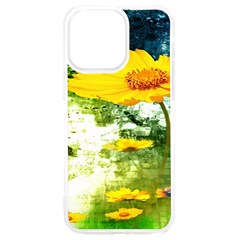 Yellow Flowers Iphone 15 Pro Max Tpu Uv Print Case