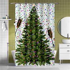 New Year S Eve New Year S Day Shower Curtain 48  X 72  (small)  by Ket1n9