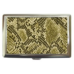 Yellow Snake Skin Pattern Cigarette Money Case by Ket1n9