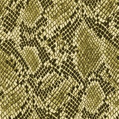 Yellow Snake Skin Pattern Play Mat (square) by Ket1n9