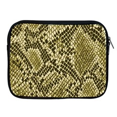 Yellow Snake Skin Pattern Apple Ipad 2/3/4 Zipper Cases by Ket1n9