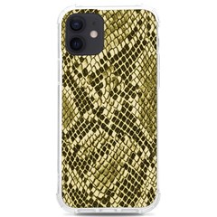 Yellow Snake Skin Pattern Iphone 12/12 Pro Tpu Uv Print Case by Ket1n9