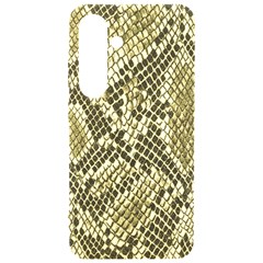 Yellow Snake Skin Pattern Samsung Galaxy S24 6 2 Inch Black Tpu Uv Case by Ket1n9