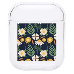 Flower Grey Pattern Floral Hard Pc Airpods 1/2 Case by Dutashop