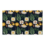 Flower Grey Pattern Floral Banner and Sign 5  x 3  Front