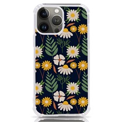 Flower Grey Pattern Floral Iphone 13 Pro Max Tpu Uv Print Case by Dutashop