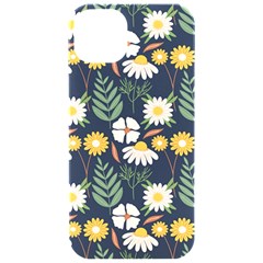 Flower Grey Pattern Floral Iphone 15 Pro Black Uv Print Pc Hardshell Case