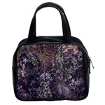 Grapevine Symphony Print Pattern Bk Classic Handbag (Two Sides) Front