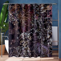 Grapevine Symphony Print Pattern Bk Shower Curtain 60  X 72  (medium) 