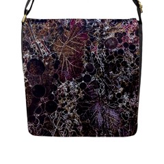 Grapevine Symphony Print Pattern Bk Flap Closure Messenger Bag (l) by dflcprintsclothing