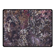 Grapevine Symphony Print Pattern Bk Two Sides Fleece Blanket (small)