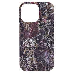 Grapevine Symphony Print Pattern Bk Iphone 14 Pro Max Black Uv Print Case by dflcprintsclothing