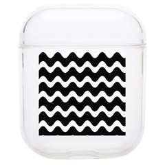 Wave-black White Soft Tpu Airpods 1/2 Case by kyorashop23