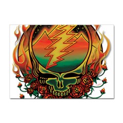 Grateful Steal Your Face Deadhead Hippie Logo Symbol Sticker A4 (100 Pack) by Loisa77