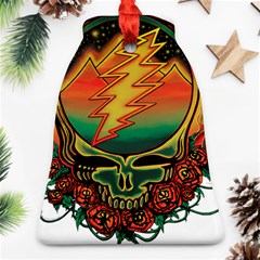 Grateful Steal Your Face Deadhead Hippie Logo Symbol Ornament (bell)