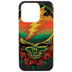 Grateful Steal Your Face Deadhead Hippie Logo Symbol Iphone 15 Pro Black Uv Print Pc Hardshell Case by Loisa77