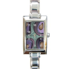 Converge Diverge Mingle Mix Divide Rectangle Italian Charm Watch by Paksenen