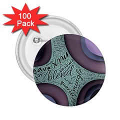 Converge Diverge Mingle Mix Divide 2 25  Buttons (100 Pack)  by Paksenen