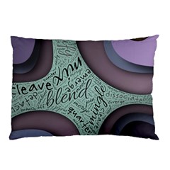 Converge Diverge Mingle Mix Divide Pillow Case (two Sides) by Paksenen