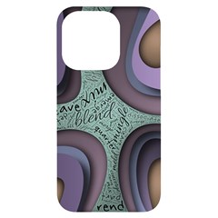 Converge Diverge Mingle Mix Divide Iphone 14 Pro Black Uv Print Case by Paksenen