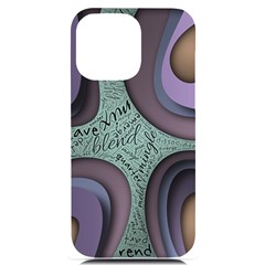 Converge Diverge Mingle Mix Divide Iphone 14 Pro Max Black Uv Print Case by Paksenen