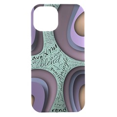 Converge Diverge Mingle Mix Divide Iphone 15 Black Uv Print Pc Hardshell Case by Paksenen