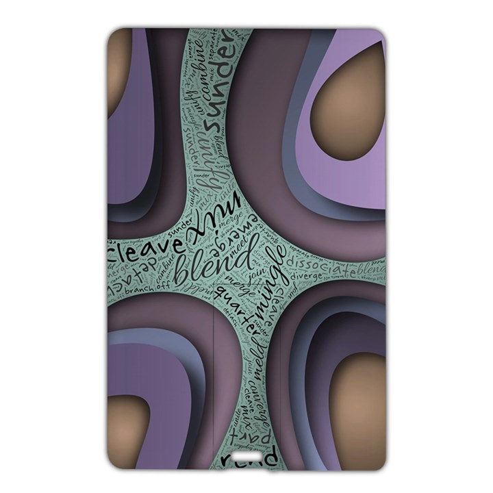 Converge Diverge Mingle Mix Divide Name Card Style USB Flash Drive