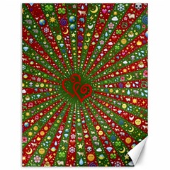 Emoji Hearts Valentine Universe Canvas 12  X 16  by Paksenen