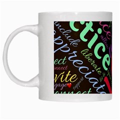 Loving Practice Agape Heart White Mug by Paksenen