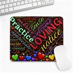 Loving Practice Agape Heart Large Mousepad Front