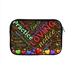 Loving Practice Agape Heart Apple Macbook Pro 15  Zipper Case by Paksenen