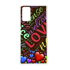 Loving Practice Agape Heart Samsung Galaxy Note 20 Tpu Uv Case by Paksenen