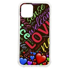 Loving Practice Agape Heart Iphone 12 Mini Tpu Uv Print Case	 by Paksenen