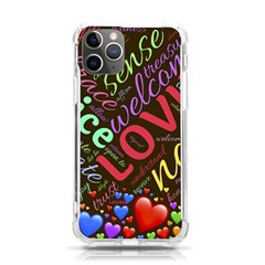 Loving Practice Agape Heart Iphone 11 Pro 5 8 Inch Tpu Uv Print Case by Paksenen