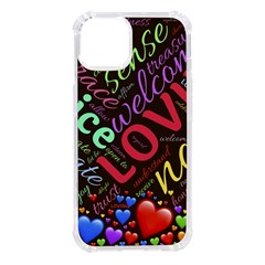 Loving Practice Agape Heart Iphone 14 Tpu Uv Print Case by Paksenen