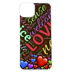 Loving Practice Agape Heart Iphone 15 Pro Tpu Uv Print Case