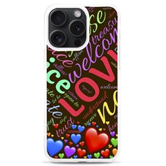 Loving Practice Agape Heart Iphone 15 Pro Max Tpu Uv Print Case by Paksenen