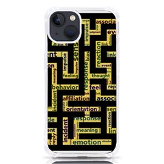 Mindset Stimulus Response Emotion Iphone 13 Tpu Uv Print Case by Paksenen