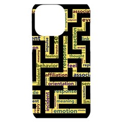 Mindset Stimulus Response Emotion Iphone 15 Pro Max Black Uv Print Pc Hardshell Case by Paksenen