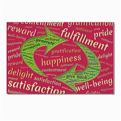 Fulfillment Satisfaction Happiness Postcard 4 x 6  (pkg Of 10) by Paksenen