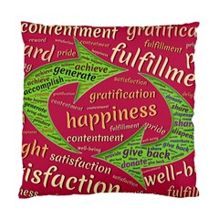 Fulfillment Satisfaction Happiness Standard Cushion Case (two Sides) by Paksenen