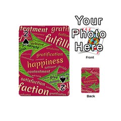 Fulfillment Satisfaction Happiness Playing Cards 54 Designs (mini)