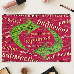 Fulfillment Satisfaction Happiness Cosmetic Bag (xxl) by Paksenen