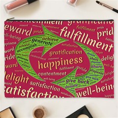 Fulfillment Satisfaction Happiness Cosmetic Bag (xxxl) by Paksenen