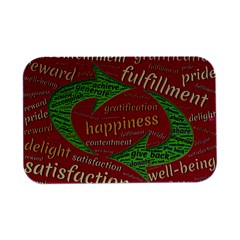 Fulfillment Satisfaction Happiness Open Lid Metal Box (silver)  