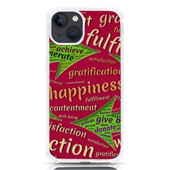 Fulfillment Satisfaction Happiness Iphone 13 Tpu Uv Print Case by Paksenen